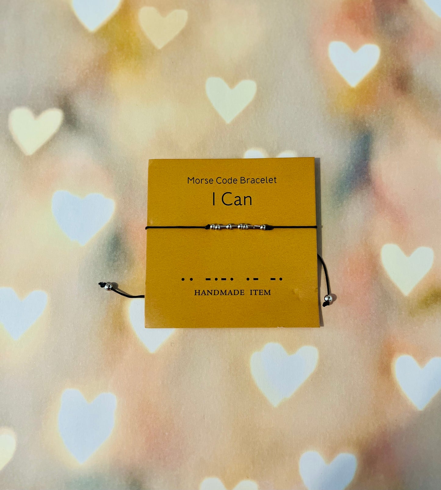 “I Can” Morse Core Bracelet