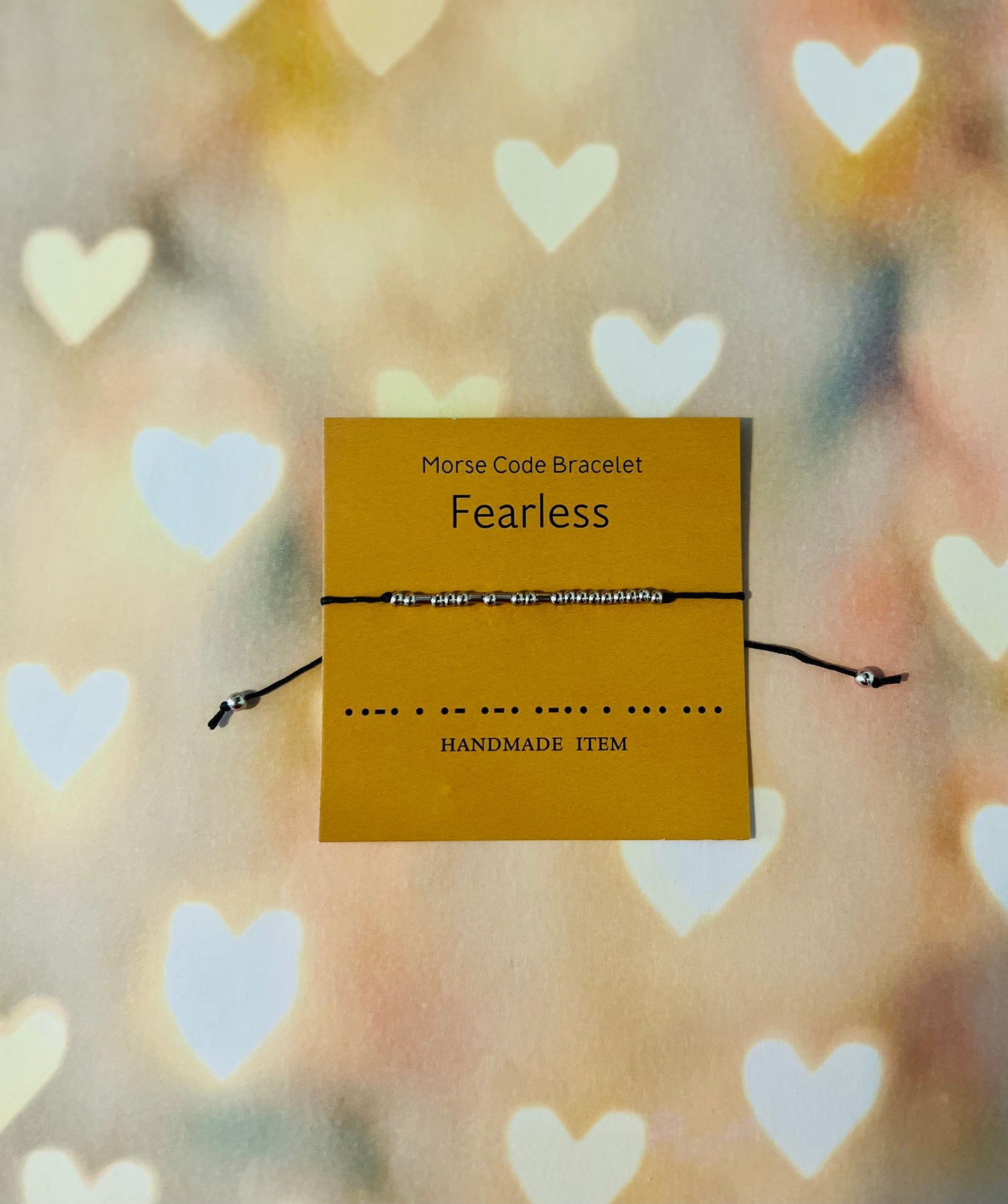 “Fearless” Morse Code Bracelet