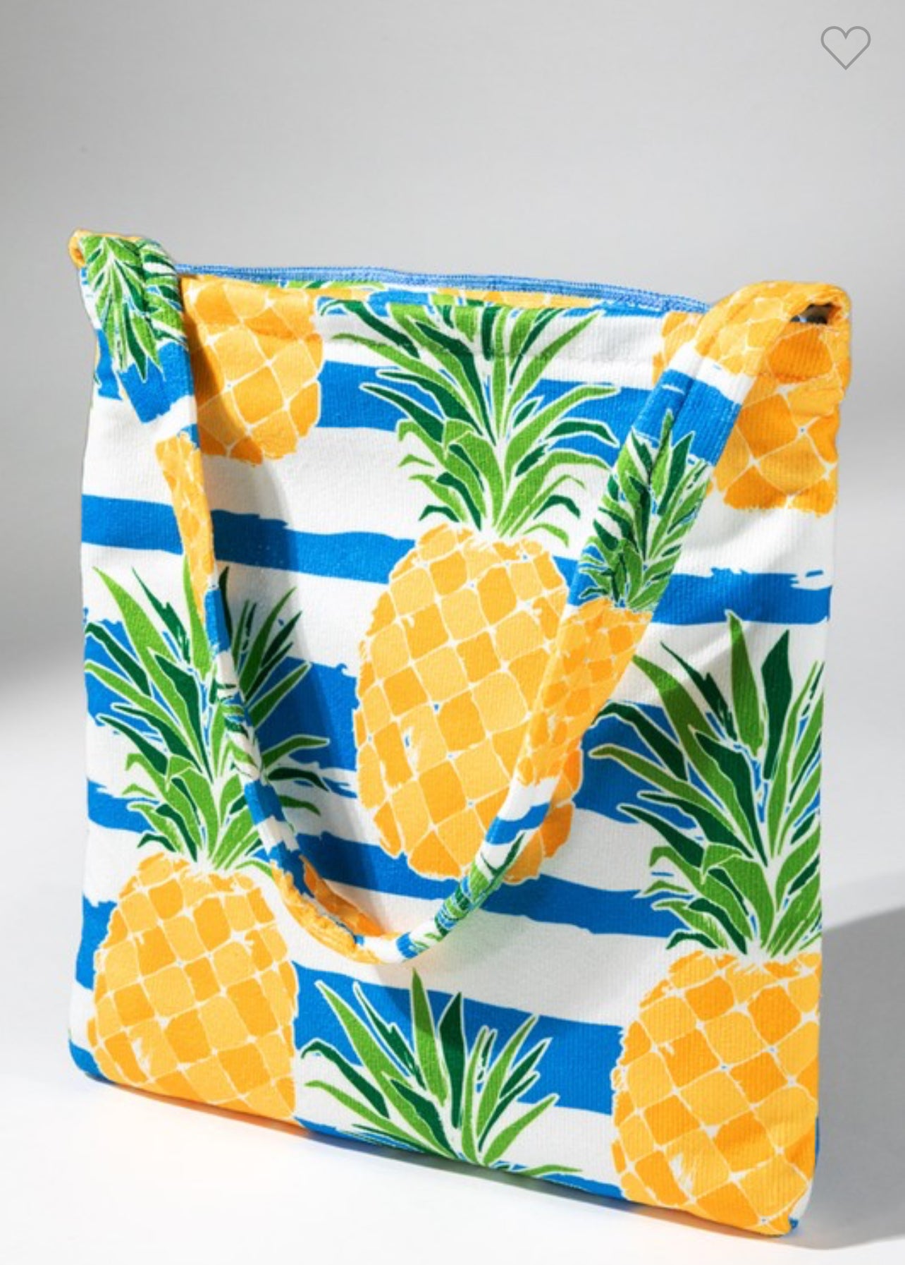 2 in 1 Pineapple Beach Towel Bag