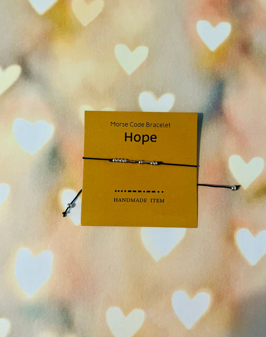 “Hope” Morse Code Bracelet