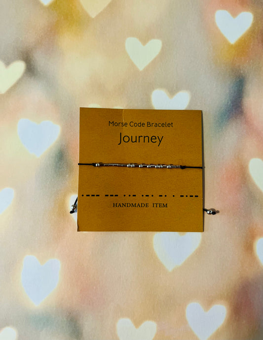 “Journey” Morse Cord Bracelet