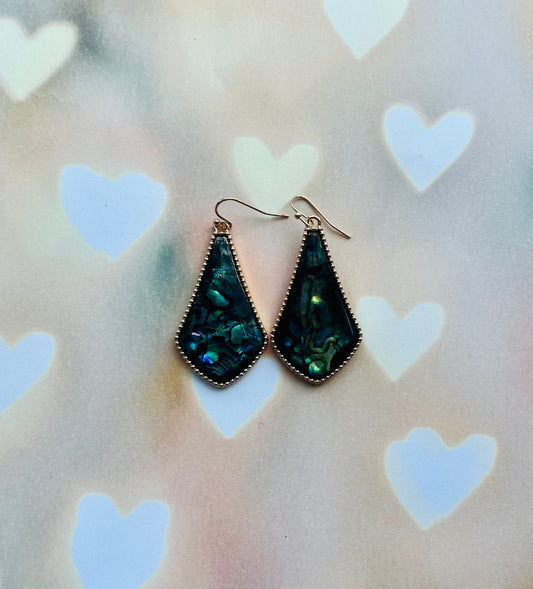 Jewel Tone Mermaid Earrings