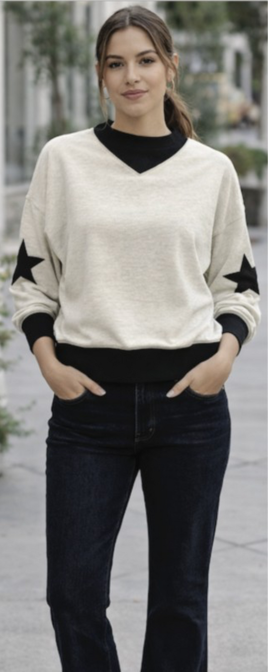 Rebel Star French Terry Pullover