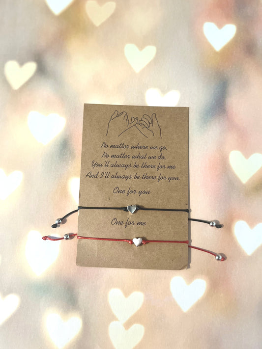 “One For You. One For Me” Friendship Love Bracelets