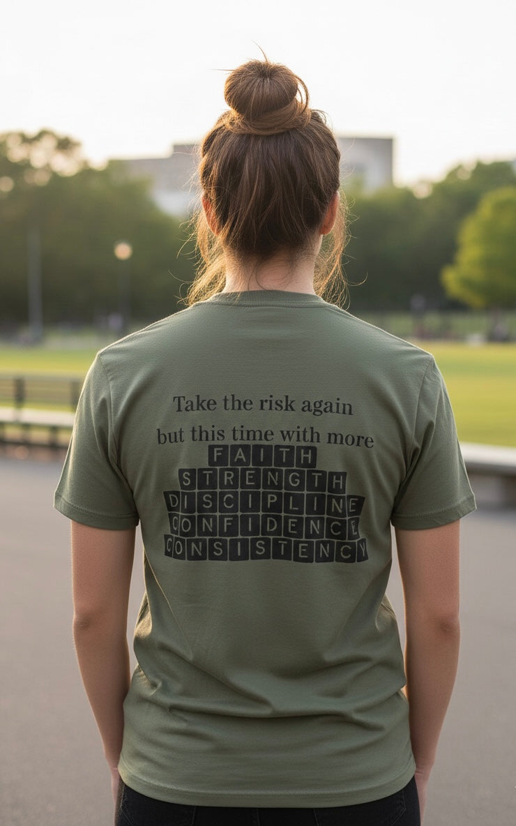 “Take The Risk Again..” Graphic Tee