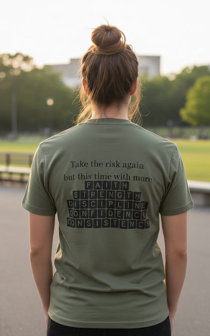 “Take The Risk Again..” Graphic Tee