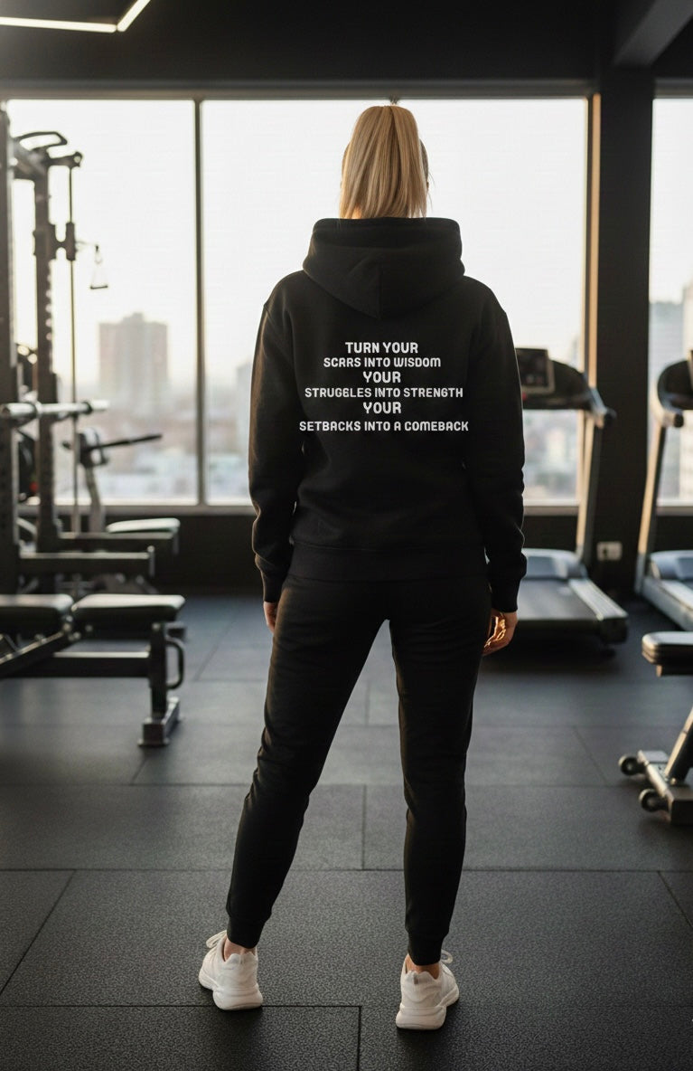 “Turn Your Scars Into Wisdom…”Hoodie