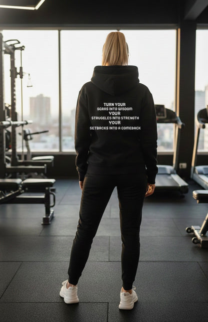 “Turn Your Scars Into Wisdom…”Hoodie